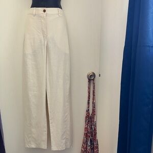 J. Crew Linen Blend Pants